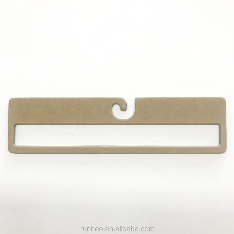 Biodegradable 3mm Thickness Cardboard Hanger Customizable Size For Retail Display