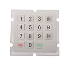 High Quality Customized Stainless Steel 304 Keypad Gate Opener Metal Keypad water proof keyboard