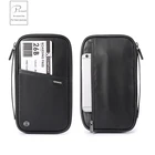 RFID BLOCKING Excellence 420d nylon passport holder passport cover case travel wallet with card holder for men