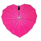 Wedding Umbrella Umbrella Colorful Umbrella Hot Selling Most Popular Red Color Romantic Heart Wedding Lace Umbrella