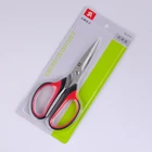 colorful plastic handle household scissors