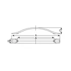 Aluminum Hardware Furniture Drawer Pull Handle Silver Kitchen Cabinet Handles