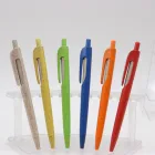 simple color eco plastic abs black blue ball pen with custom logo