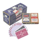 LUCKY new type highly valued custom plastic print and play card game