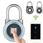 2020 Hot Sale Smart Bluetooth Door Keyless Electronic Fingerprint Padlock Lock Fingerprint