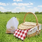 Promotional Reusable Durable Travel Washable White Mesh Net Laundry Bag Set