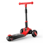 Logo printed dissimilarity mini scooter fashional foldable 3 wheels twisty kick scooter/pretty kids scooter