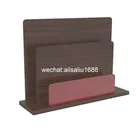 hotel leather products 3 Slots Leather Magazine holder