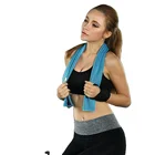 Wholesale Custom brand indoor quick dry stay micro fibre Pva Fabric instant chang ice cool sports cooling towel for women men