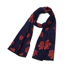 Custom warm scarf new maple leaf printed men's scarf