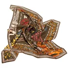 Wholesale Fashion Elegant Lady Dress Silk Kerchief Square Multi Printed Silk Scarves