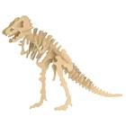 custom kids Educational toys 3d wooden dinosaur jigsaw puzzle