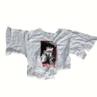 Used clothes 100% cotton light color t shirt wiping cloth for industry cleaning rags