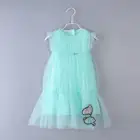 Design Special Design Widely Used Attractive Price Girls Mesh Embroidery Patch Dress