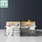 Office Desk with Metal Leg for Office Workstation Furniture Table Office Corner Working Desk