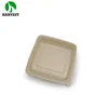 Disposal compostable eco friendly paper takeaway food pulp container