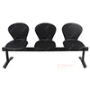 Fabric Upholstered 3 Seat Link Chair for Sale Folding Tablet Arm Auditorium Chair Padded Beam Seating