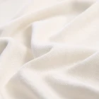 White 100% Real Mulberry Silk Jacquard Clothing Fabric