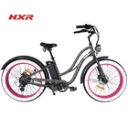 350W beach cruiser electric bike with 26x4.0 fat tire