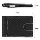 Men Wallet Wallet Men Front Pocket Carbon Fiber Mens Silm Wallet RFID Blocking PU Leather Money Clip Wallet