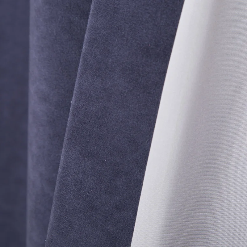 Home Textile 100% Polyester Italy velour fabric curtain for sale