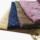 Spring and autumn new dot printed linen scarf ladies office air-conditioned room shawl