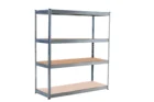 Factory price 5 layer metal shelf rack galvanized wooden shelving rack units