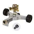 360 Gear Drive Sprinkler Metal Rotating Sprinklers Garden Sprinkler