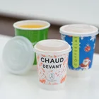 Disposable Coffee Cup Biodegradable PLA paper container Double Wall Paper Cups