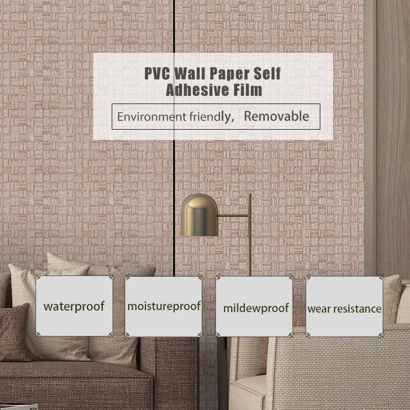 Bohemia design hot selling in YouTube waterproof moisture-proof PVC self adhesive film for wall decoration