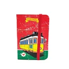 Personalised Full Color Leather Cover Notebook With Elastic