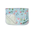 Factory price bamboo baby foldable changing pad and diaper bag