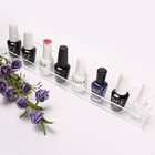 Hot Selling Clear Acrylic Nail Polish Organizer Display Shelf Bottle Holder