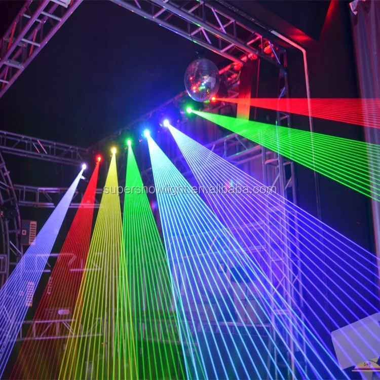 2w 4w Rgb Moving Head Laser Stage Light 30k Rgb Powerful Laser Pattern