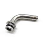 Elbow Stainless Steel 1/4 Inch Barbed 90 Degree Elbow