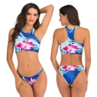 print floral swimsuit bathing suits sexy bikini women Swimwear & Beachwear