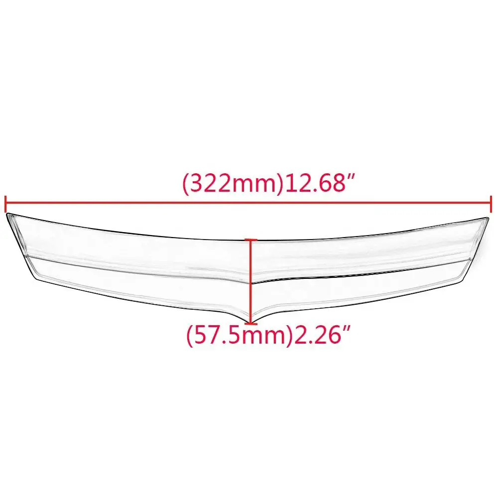 Motorcycle Fairing Air Vent Flow Batwing Trim Accent Cover Fit For Harley Touring Road Glide 2015-2019 Air Flow Vent Accent Trim