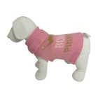 Pet Solid Color Winter Dog Coat Clothes Warm Soft Knitting Pet Vest For Cute Small Medium Dogs Cat