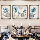 2020 Luxury 3 panels Home Decor Picture Painting European Grand Wall Art Canvas Painting For Living Room Study