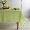 70" X 90" 100% Flax Linen fabric rectangle Double Hemstitch Tablecloth For Weeding restaurant hotel home