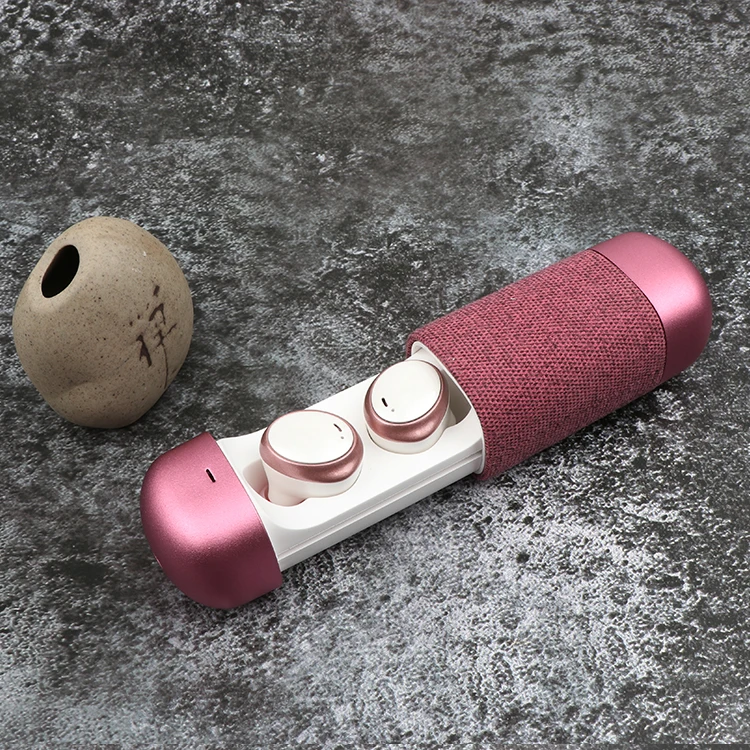 New Design TWS-206 Portable Stereo Bluetooth Headset Handsfree Sport Headphone Microphone In-ear Wireless Earbuds - ANKUX.COM