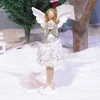 Resin xmas figurine praying christmas angel decor, cheap polyresin christmas promotion gift angel#