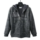Wholesale custom made factory hoodies fleece lining pullover men all-over print hoody