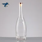 Selling Empty Vodka Wine Unique Glass Bottle