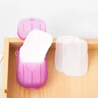 mini 20 Sheets Packed Travel Washable Paper Soap Scented Disposable and Dissolving Paper Soap