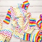 Wholesale boutique jumpsuit maker customizable digital printing cotton newborn baby girls clothes romper
