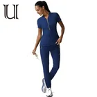 Uniforms Uniform Women's Zip Front Multi Color V-Neck Top Scrubs Uniforms Scrub Suit Nurse Uniforms