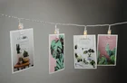 Clip String Light String White CE Warm White Battery Powered Photo Clip Led String Light