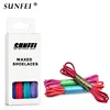 SunFei Thick Waxed Shoelace Round Waxed Ice Hockey Shoe Laces With Mould Tip 8Mm 9Mm 10Mm Braise Cord
