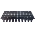 Leizisure wholesale black plastic seedling nursery plant trays